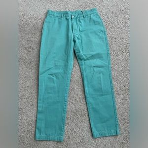 Vineyard Vines green club pants, size 34 x 32